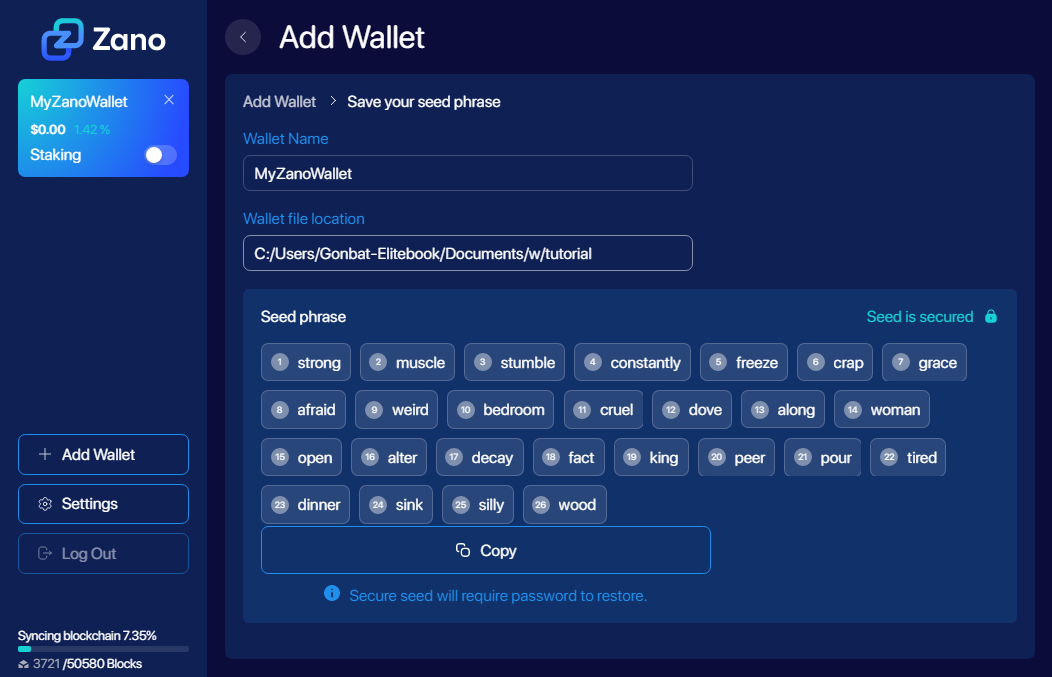 alt createwallet-4